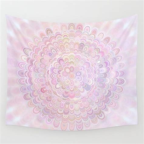 See more ideas about wall tapestry, tapestry, tapestry wall hanging. Light Pink Flower Mandala Wall Tapestry - Huge Sale Today ...