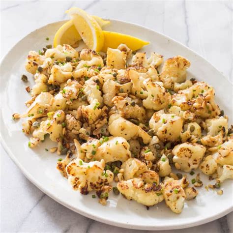 Skillet Roasted Cauliflower With Capers And Pine Nuts America S Test