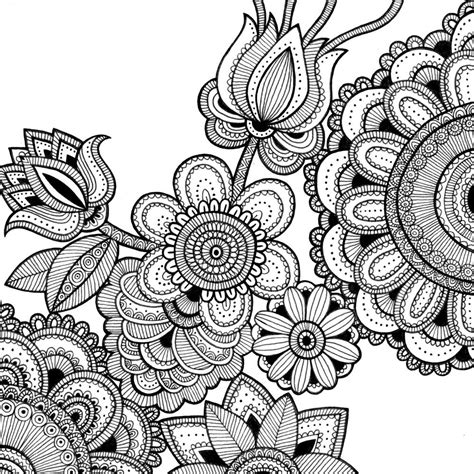 For example, try a recycled cereal box or file folder. intricate flowers colouring pages - Clip Art Library