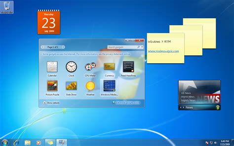 Windows 7 Ultimate Rtm Screenshots Gallery Redmond Pie
