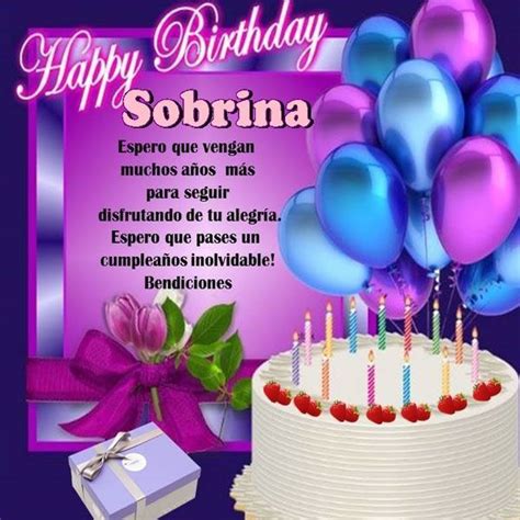 Tarjetas De Feliz Cumpleaños Sobrina Alegria 6dd