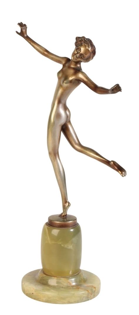 josef lorenzl an art deco patinated bronze sculpture mutualart