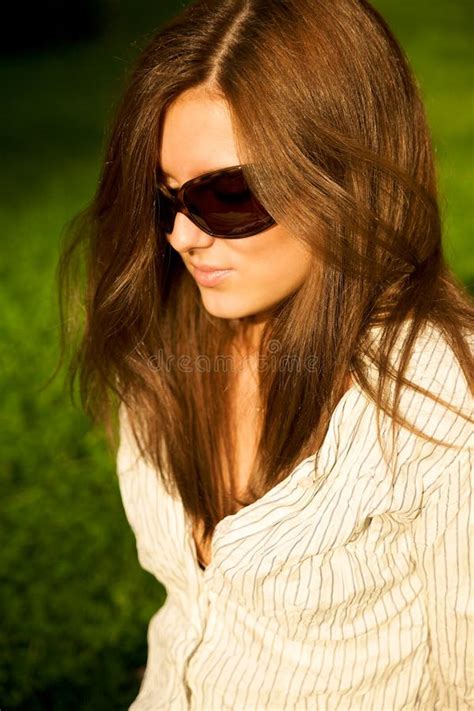 Young Pretty Girl In Sunglasses Stock Photo Image Of People