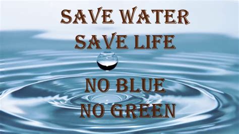 Save Water Save Future Youtube