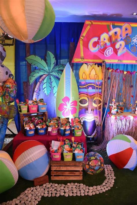 Karas Party Ideas Olafs Tropical Summer Birthday Party Karas Party Ideas