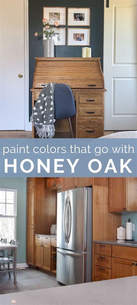 What Color Goes Well With Honey Oak Cabinets