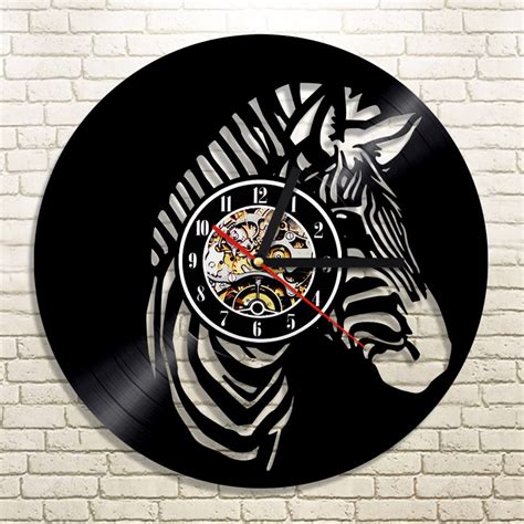 Buy 1piece African Animal Wildlife Zebra Wall Clock