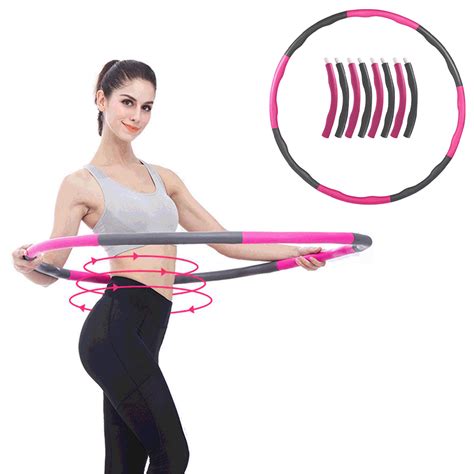 Fitness Hula Weighted Hoops For Adults 12 Kg8 Sections Of The