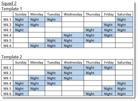 2021 12 Hour Rotating Shift Calendar Rotation Schedule For Work