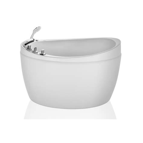 Best soaker tub,corner soaker tub,deep soaker tub. Empava Japanese Style 48 in. Acrylic Flatbottom Air Bath ...