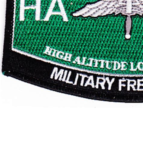 High Altitude Low Opening Parachutist Mos Patch Halo Mos Patches