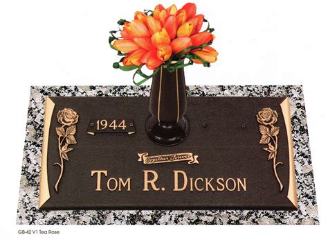 Cheap Single Bronze Grave Markers Atlanta Headstones