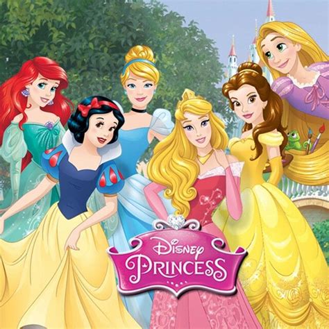 ariel cinderella rapunzel snow white aurora and belle the disney princesses disney
