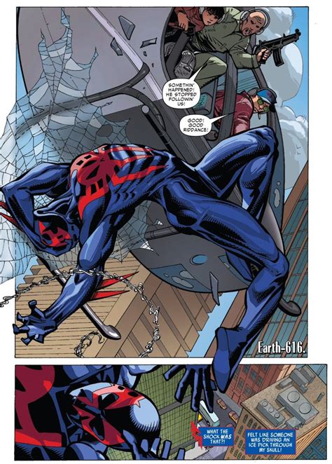 Miguel Ohara In Pain In Spider Man 2099 5 Good Riddance Spiderman