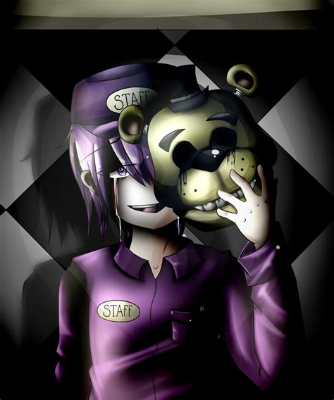 Fnaf2 Purple Man Speedpaint By Any1995 On Deviantart