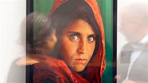 Famous National Geographic Cover The Afghan Girl Flown To Italy