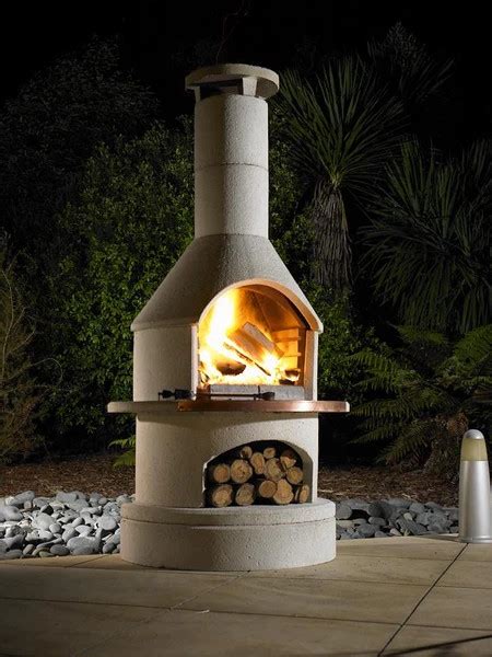 Buschbeck Rondo Outdoor Fireplace Pizza Oven And Bbq My