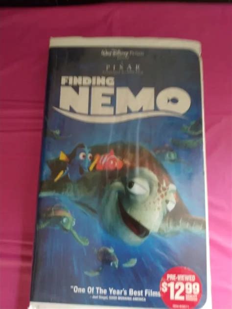 DISNEY PIXAR FINDING Nemo VHS Tape Clamshell Used 1 90 PicClick UK