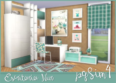 Sims 4 Ccs The Best Office By Pqsim4