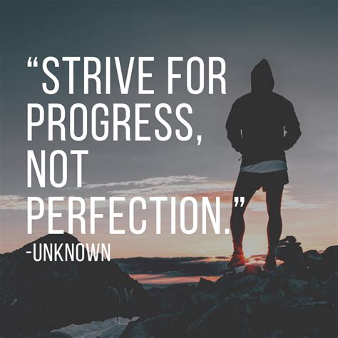 Progress Not Perfection Quote Aa Ferne Denning