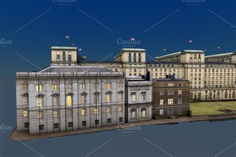We work for a secure and prosperous united kingdom with global reach and influence. Ministry of Defence, London, UK | High-Quality 3D ...
