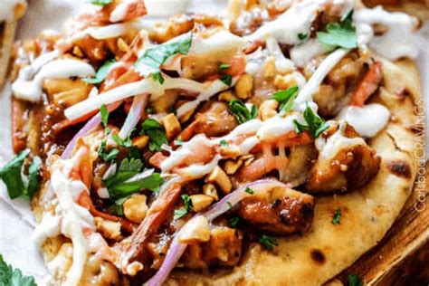Thai Chicken Flatbread Pizza | The Recipe Critic