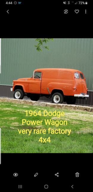 1964 Dodge Town Panel 4x4 Power Wagon For Sale Dodge Power Wagon 1964