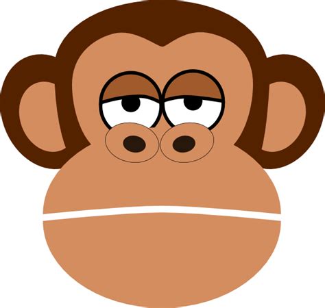 Monkey Cartoon Face Clip Art At Vector Clip Art Online