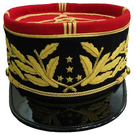 French Military Kepi France Army Embroidery Cap Peak Embroidered Hat