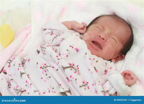 Crying Japanese Baby Girl Stock Image Image Of Human 49522391