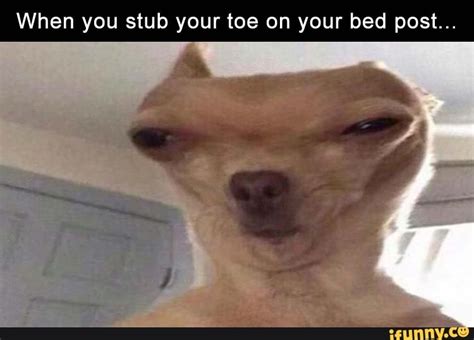 When You Stub Your Toe On Your Bed Post Ifunny