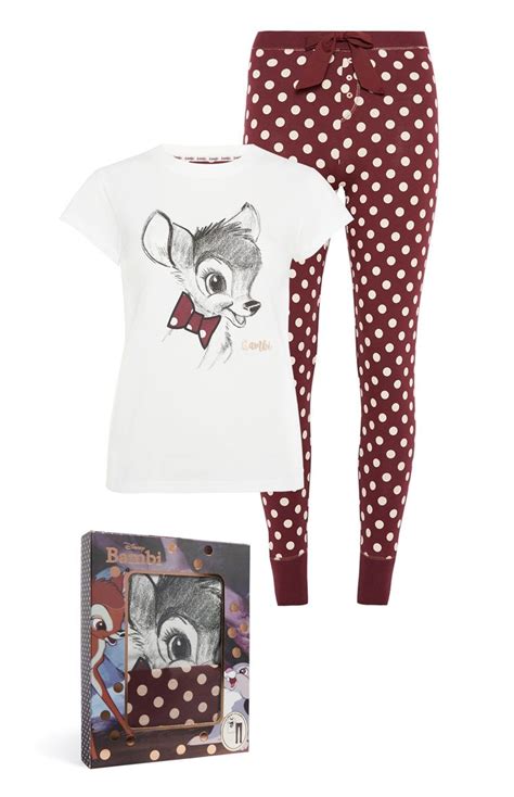 primark bambi pyjama t box sleepwear women pajamas momma shirts cute pajama sets