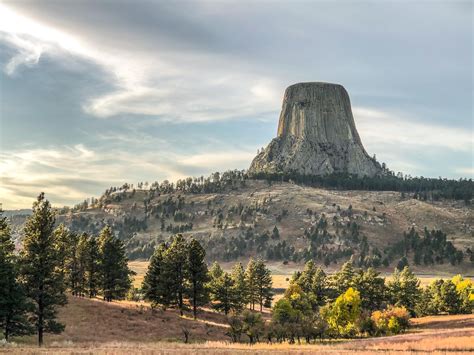 Late Afternoon At Devils Tower National Monument In Wyoming Oc 3663