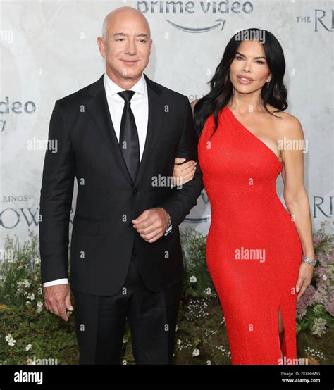 Jeff Bezos And Lauren Sanchez Attend The World Premiere Of The Lord Of