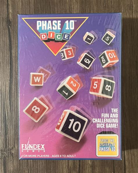 Fundex Phase 10 Dice Complete Game For Sale Online Ebay