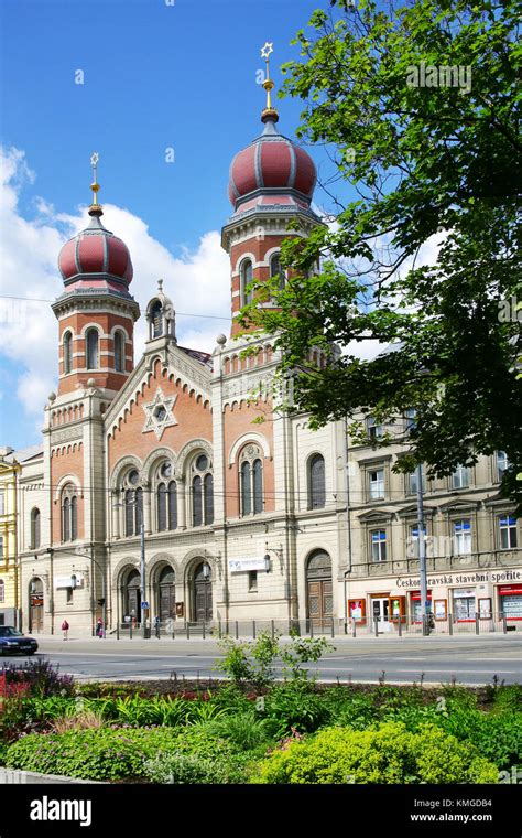 Plzen Czech Republic Circa August Great Synagogue Built In 1893