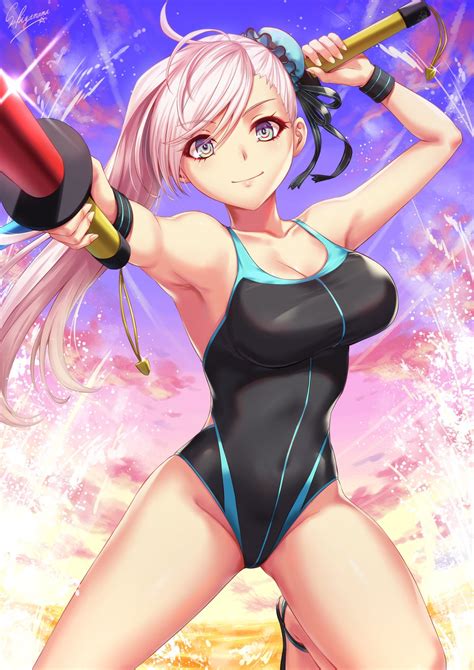 Swimsuit Musashi R FGOcomics