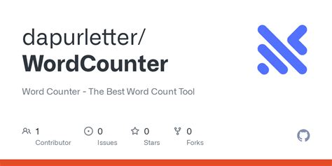 Github Dapurletterwordcounter Word Counter The Best Word Count Tool