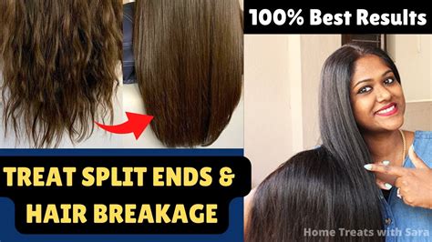 How To Remove Split Ends And Hair Breakage Repair Extreme Dry Damaged