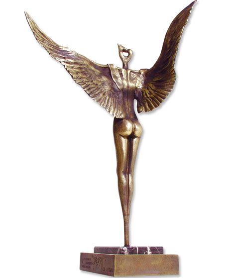 Erich Kraft Bronze Sculpture Angel From Another Dimension