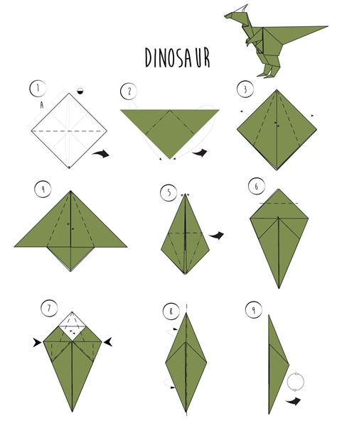 Wikihow — Rawr Origami Dinosaur And 2 More Ways To Make Origami