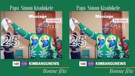 CANADA CULTE DE DIMANCHE 24 MAI 2020 MESSAGE DE PAPA SIMON KISOLOKELE YouTube