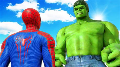Spider Man Vs Hulk Super Epic Battle Youtube