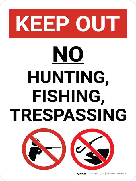 No Hunting Signs Creative Safety Supply