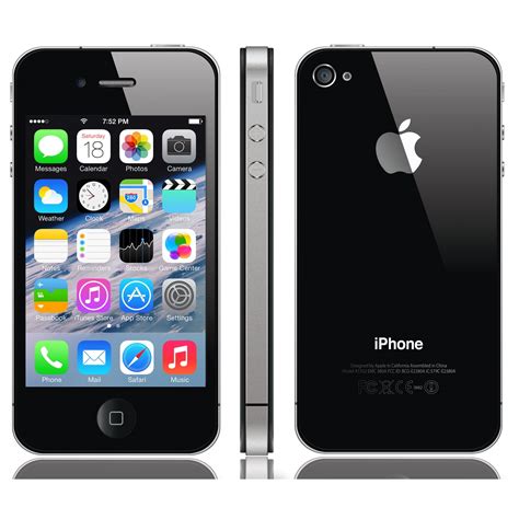 Restored Apple Iphone 4s 16gb Black Unlocked Refurbished