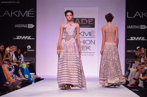 Model Walk For Jade Show At Lfw 2014 Day 2 In Grand Hyatt Mumbai On