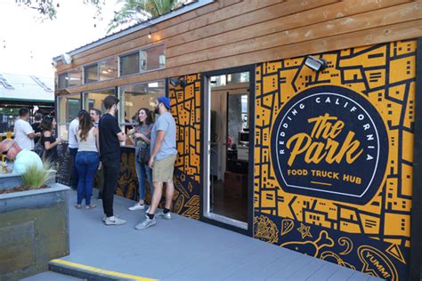 This is a review for restaurants in redding, ca: The Park Food Truck Hub | VisitRedding.com