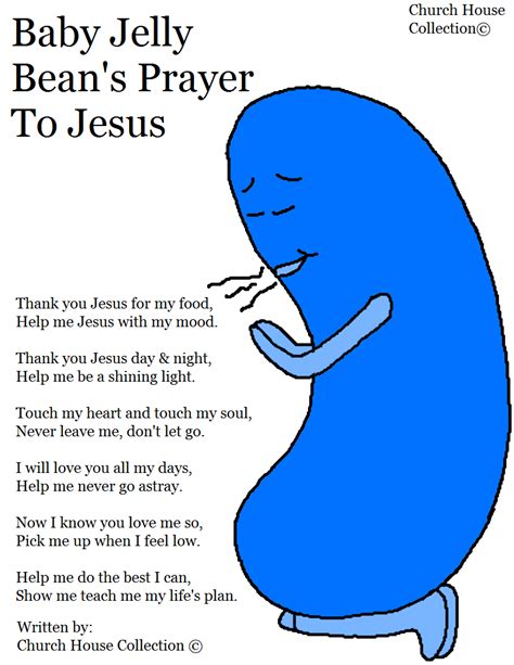 A dinner blessing is a short prayer of thanks which can be said before, or after a meal. Church House Collection Blog: Baby Jelly Bean's Prayer