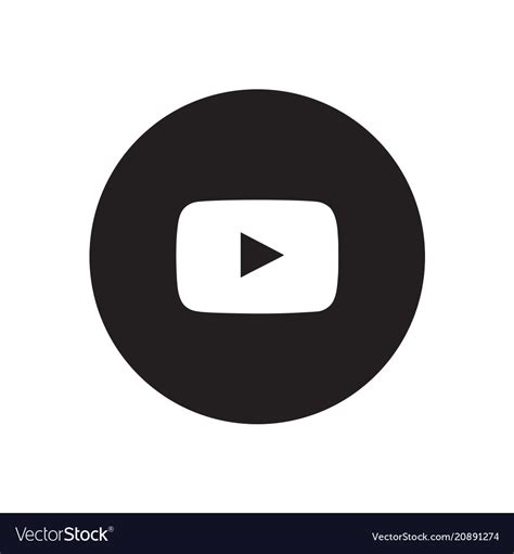 Youtube Icon Royalty Free Vector Image Vectorstock