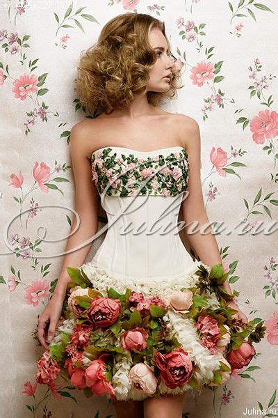 корсет 0022 exlusive corsets julina floral fashion flower dresses flower fashion
